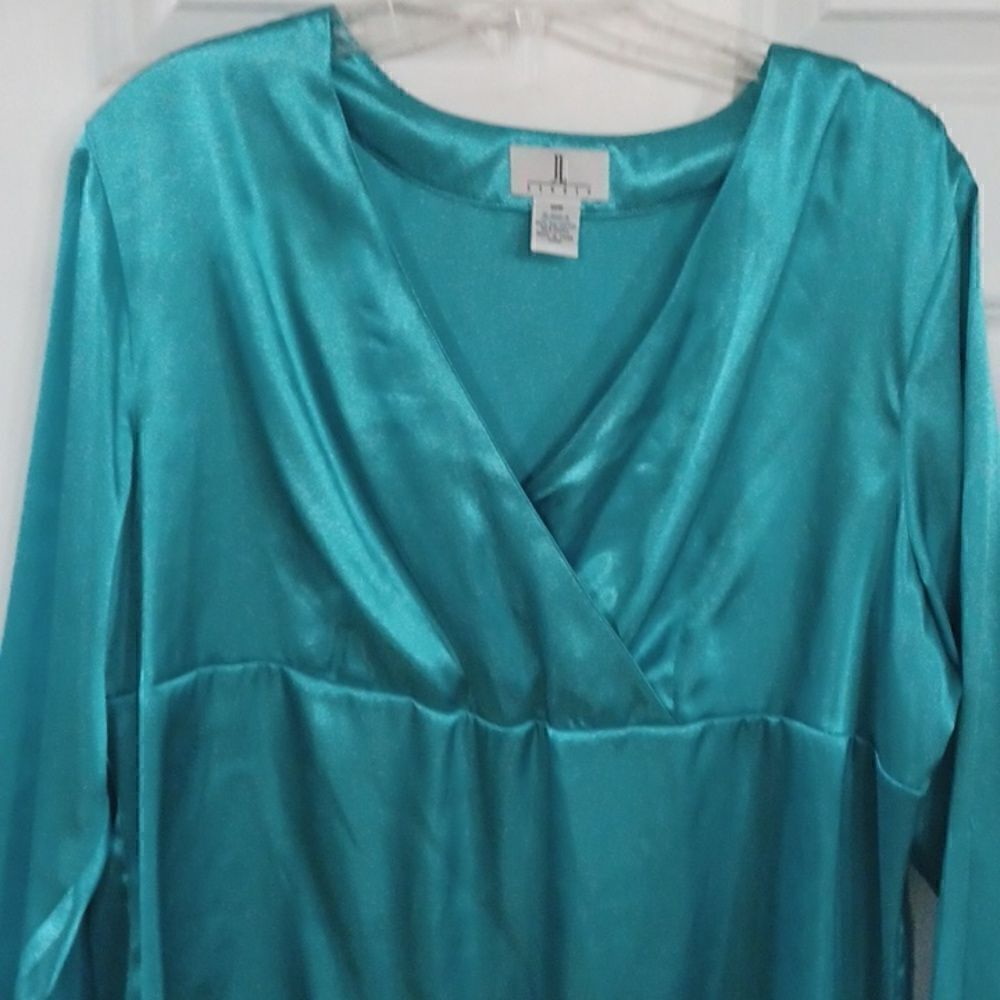 J.L. Studio Aqua Top - Picture 2 of 5